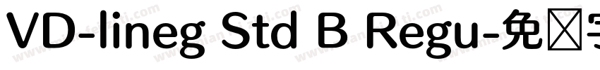 VD-lineg Std B Regu字体转换